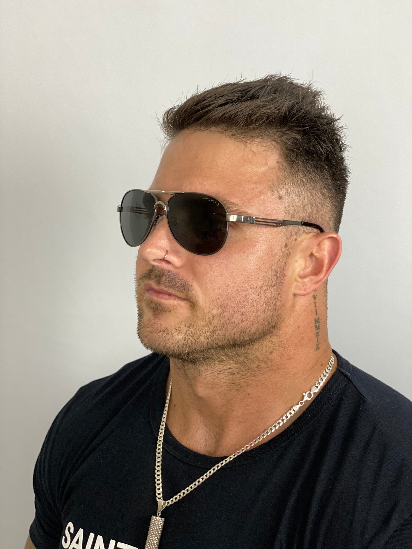 Gladiator Silver / Black Sunglasses