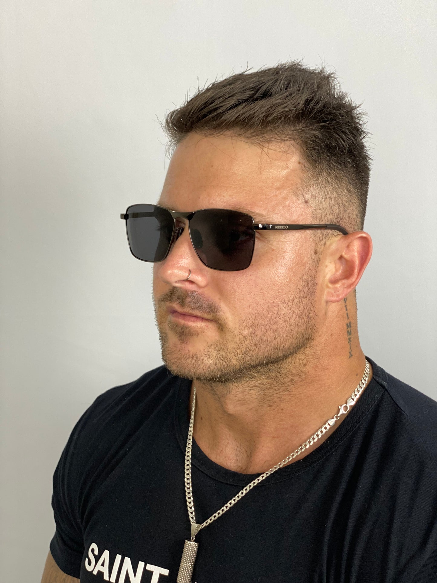 Maximus Gun Metal / Black Sunglasses