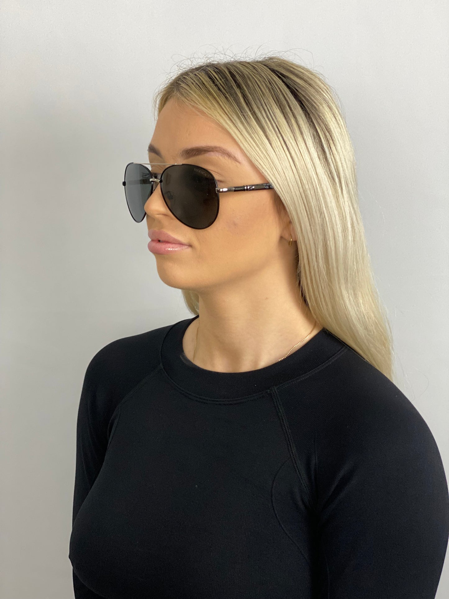Africa Silver / Black Sunglasses