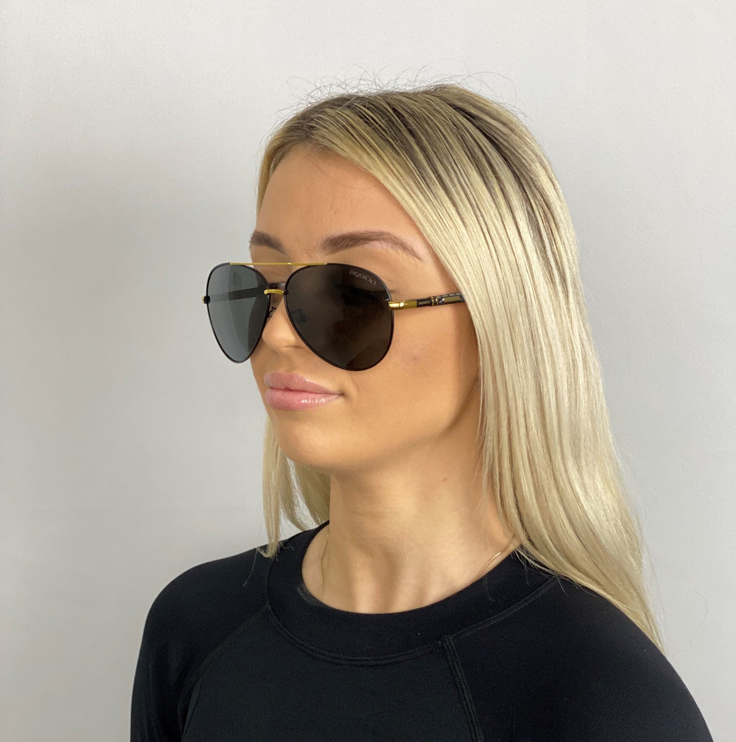 Africa Gold/Black / Black Sunglasses
