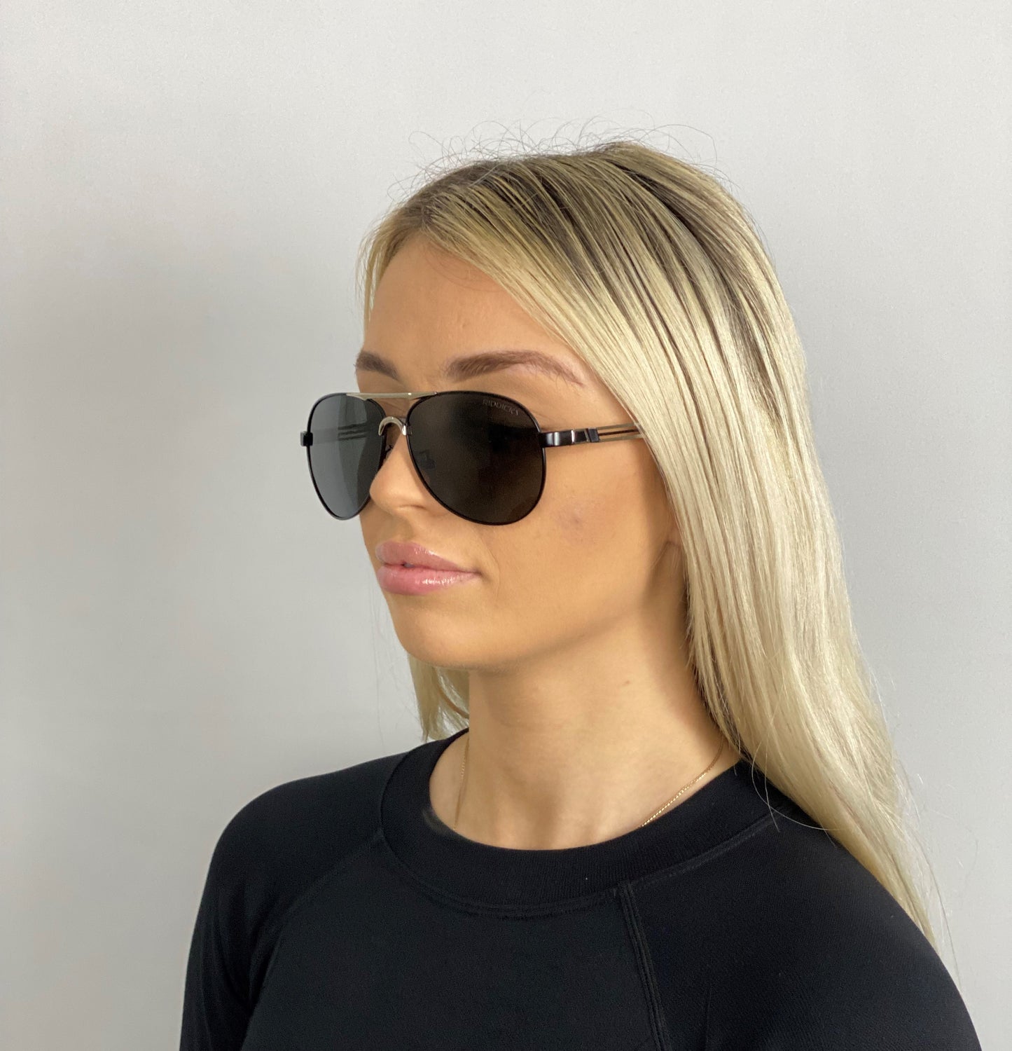 Gladiator Black Silver / Black Metal Sunglasses