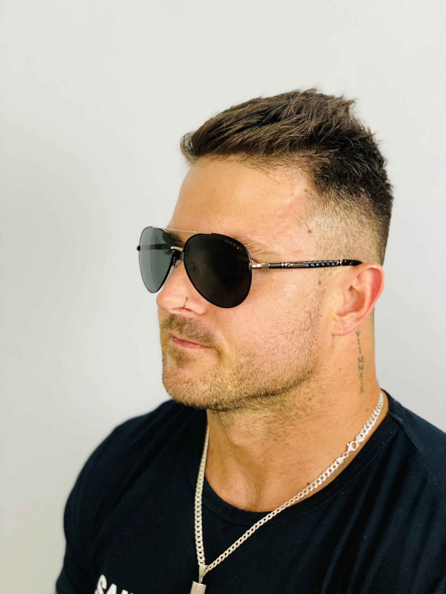 Africa Silver / Black Sunglasses