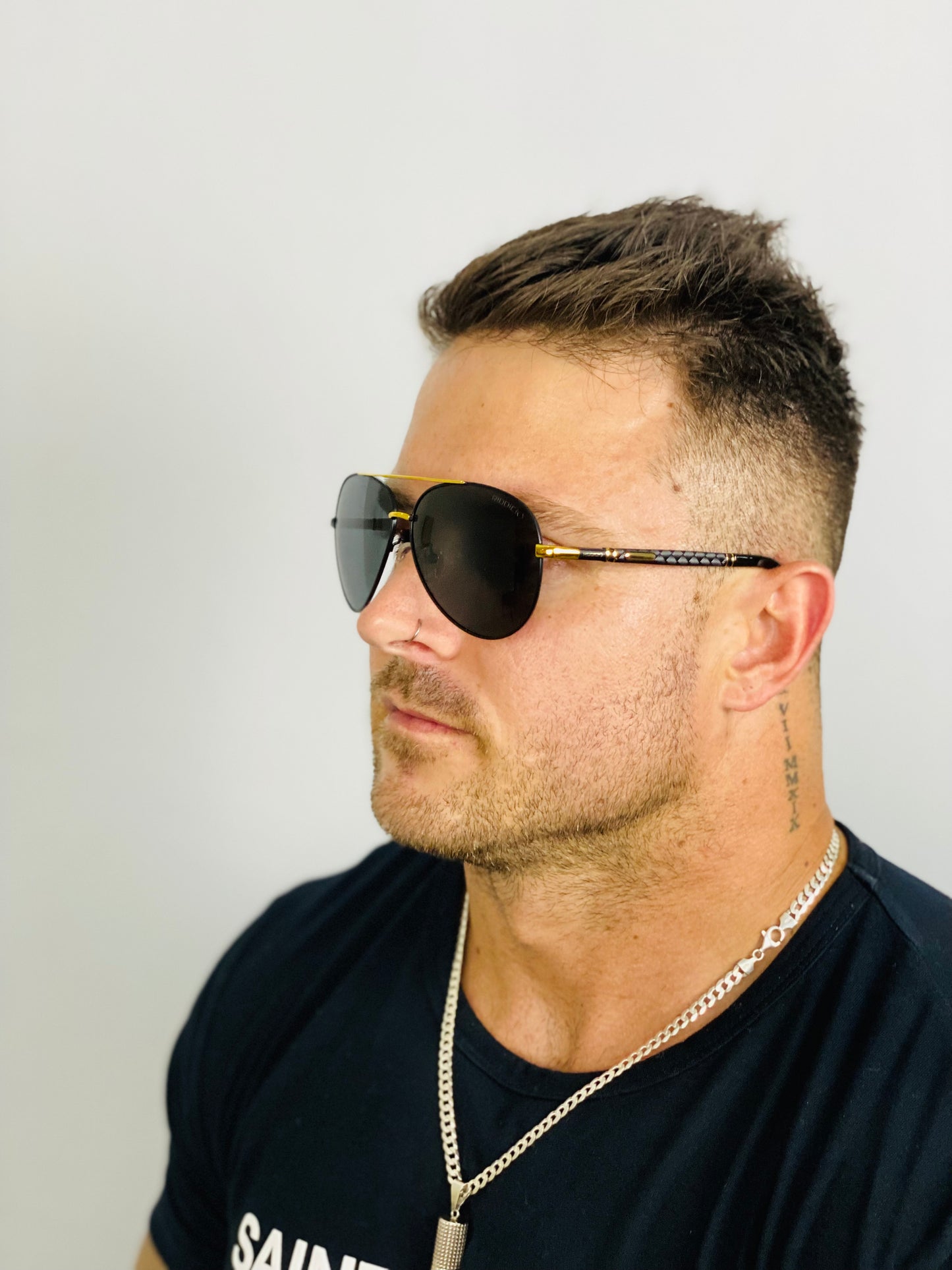 Africa Gold/Black / Black Sunglasses