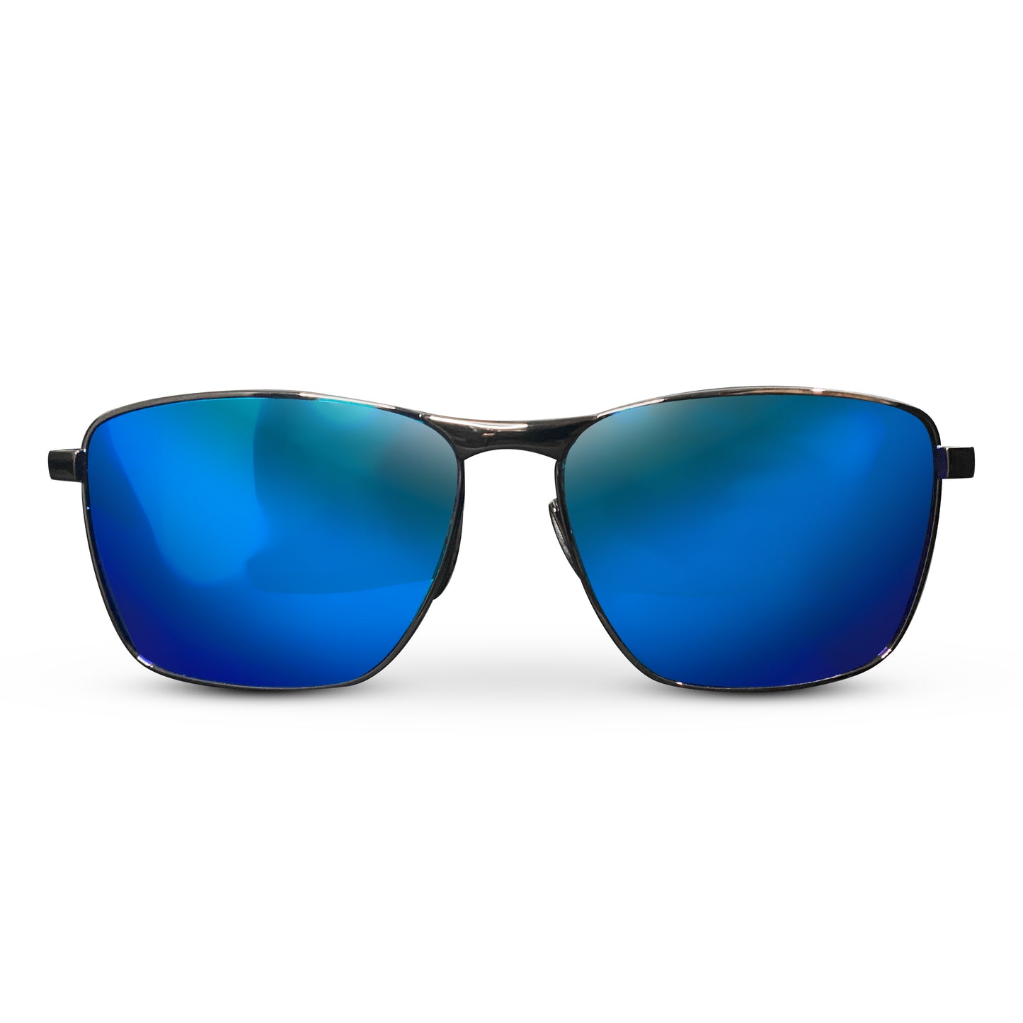 Maximus Gun Metal / Blue Sunglasses