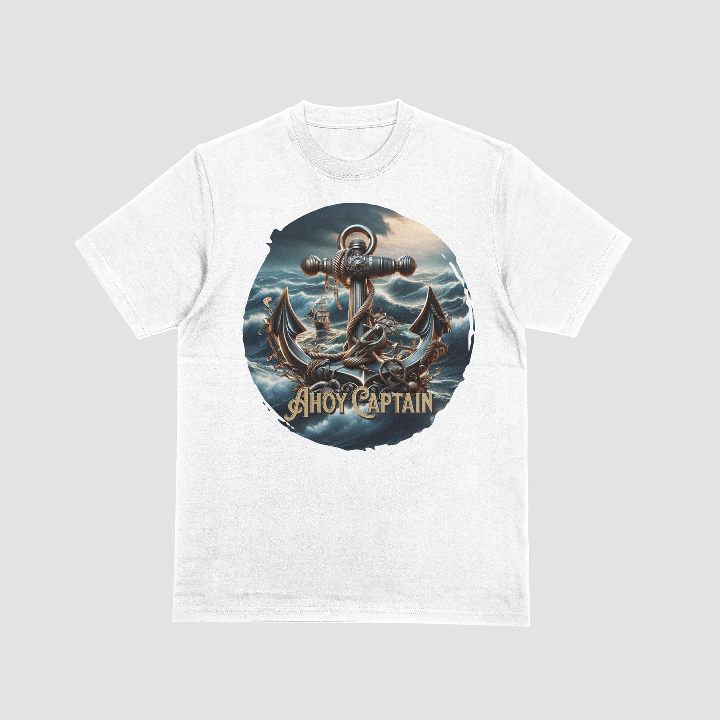 Ahoy Captain T-Shirt (Round)