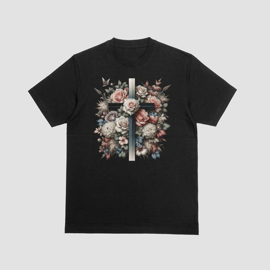 Floral Crossing Woman's Shirt