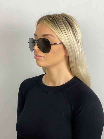 Africa Silver / Black Sunglasses