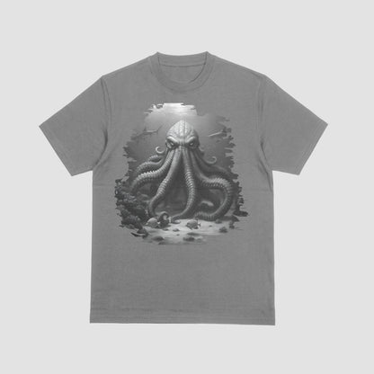 Kraken Men's T-Shirt (B&W)