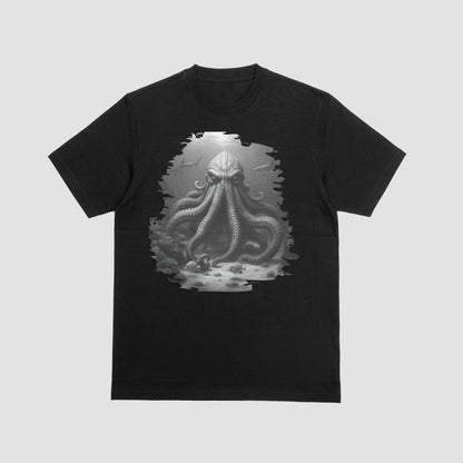 Kraken Men's T-Shirt (B&W)