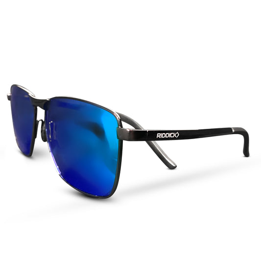 Maximus Gun Metal / Blue Sunglasses